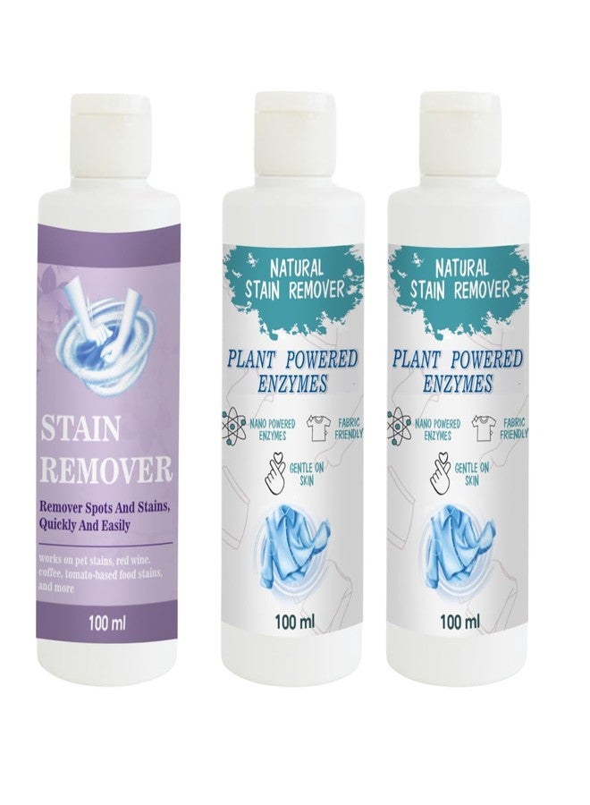 TOOVUS Stain Remover Combo Pack of Purple, Shirt and Shirt Stain Remover | Multi-Surface Cleaning Solution for Clothes, Fabrics, Upholstery (100 g Each) - Image 1